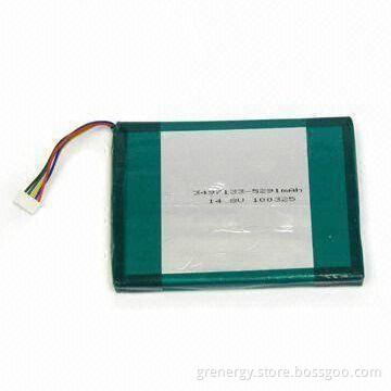 Rechargeable Li-Pol Battery Pack with 7.4V Voltage and 2,800mAh Capacity